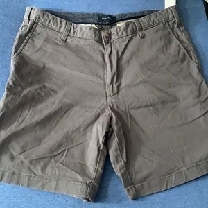 Nautical gray flat shorts